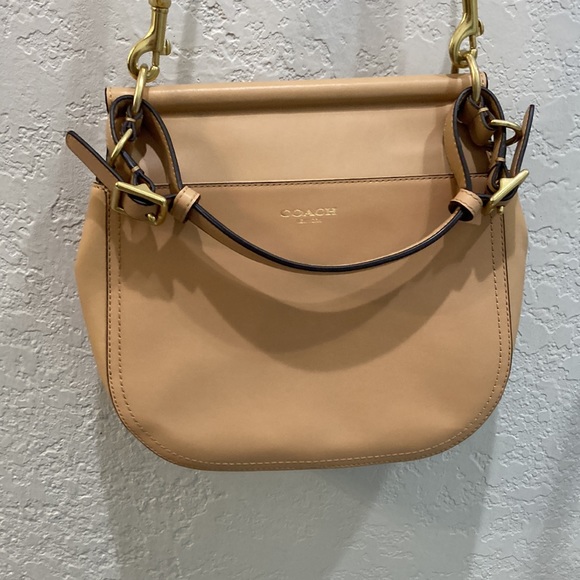 Coach Legacy Willis tan leather cross body purse - Picture 11 of 12